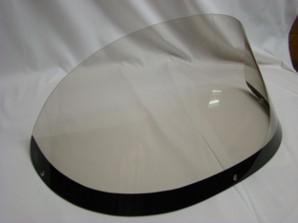 Bentley / Encore boat windshield w/painted stripe